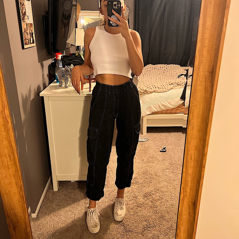BDG High Rise Black Skate Pants